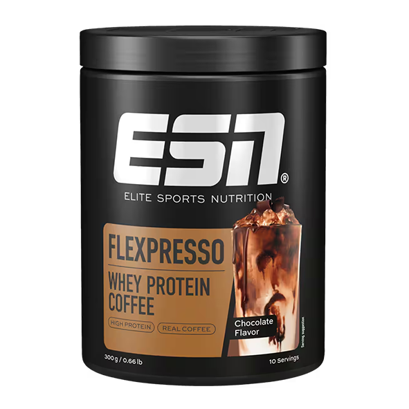 ESN Flexpresso Whey Protein Coffee - Proteinpulver mit Molke & Kaffeeextrakt - 300g