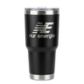 NE nur energie - Gravierter Thermobecher mit Deckel - doppelwandiger Edelstahl - 880 ml