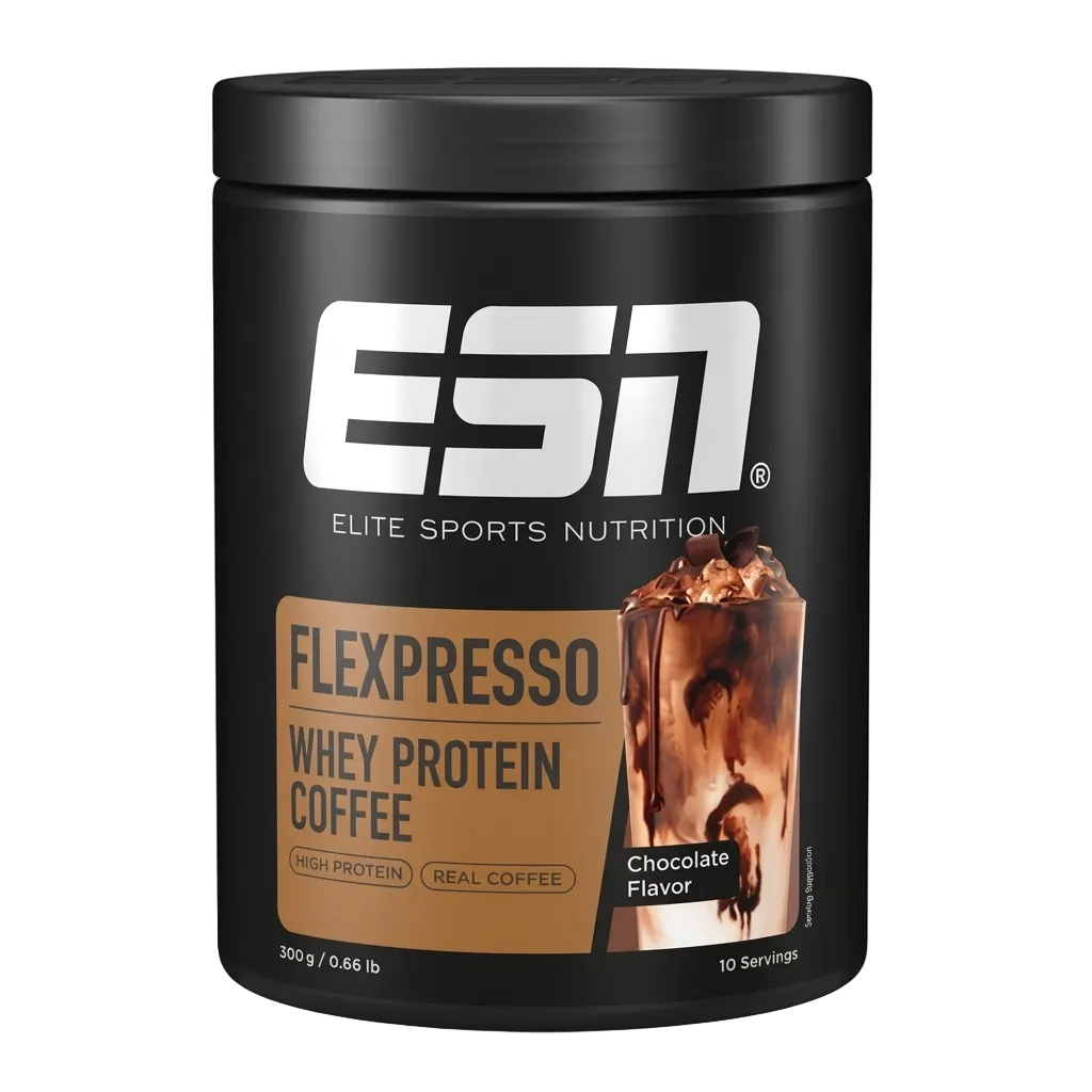 ESN FLEXPRESSO Whey Protein Coffee - Proteinpulver mit Molke & Kaffeeextrakt - 300g