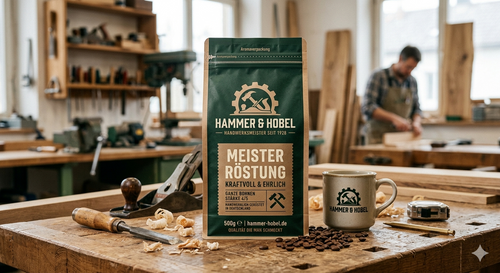 Bsp.: Hammer & Hobel Kaffeebohnen - Meister Röstung - 500 g