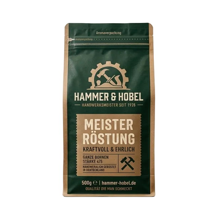 Bsp.: Hammer & Hobel Kaffeebohnen - Meister Röstung - 500 g