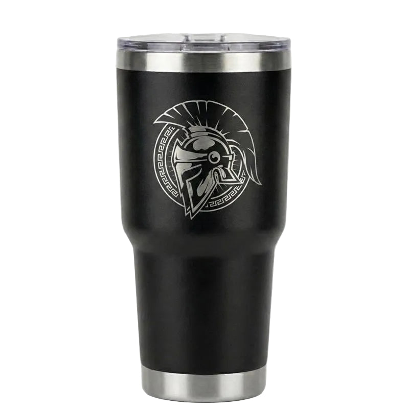 Gladiator Fight Academy Thermobecher mit Deckel - doppelwandiger Edelstahl mit Gravur - 900 ml