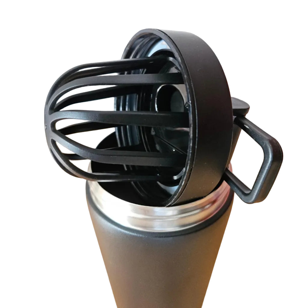 Gladiator Fight Academy Shaker & Trinkflasche mit Thermofunktion - doppelwandiger Edelstahl mit Gravur - 600 ml
